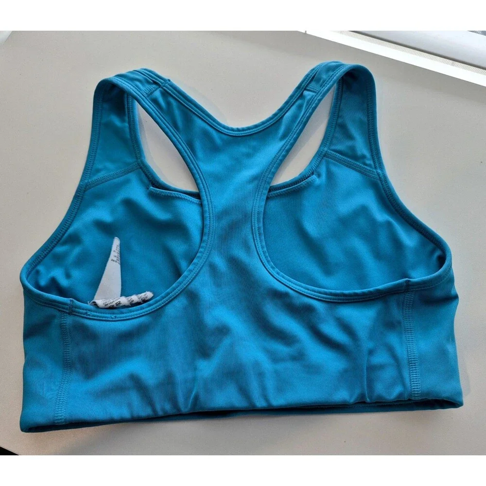 Nike Pro Dri-FIT Women’s Racerback Pullover Sports Bra S Blue BV3636-4AA